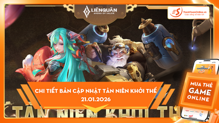Chi tiết bản cập nhật Liên Quân Mobile 21.01.2026: Tân Niên Khởi Thế có gì mới?