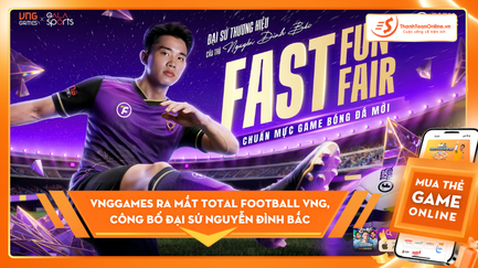 VNGGames ra mắt Total Football VNG, công bố đại sứ Nguyễn Đình Bắc