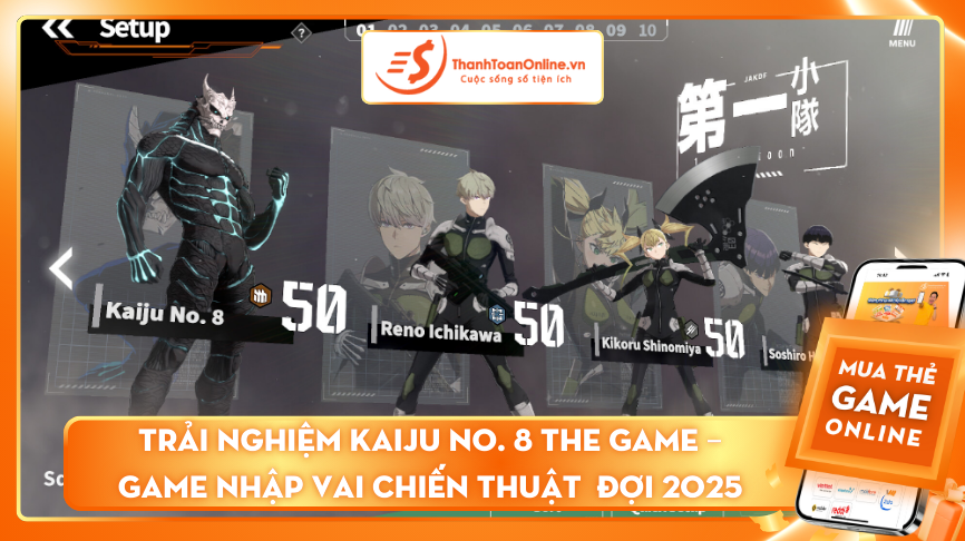 Trải nghiệm KAIJU NO. 8 THE GAME – Game nhập vai chiến thuật đáng mong đợi 2025