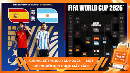 Chung Kết World Cup 2026 — 4 Năm Mới Có 1 Lần, Đừng Bỏ Lỡ Trận Chung Kết Giải Đấu Bóng Đá Lớn Nhất Hành Tinh 
