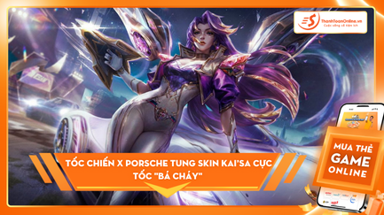 Tốc Chiến x Porsche tung skin Kai'Sa Cực Tốc 