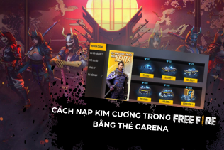 Bảng quy đổi mệnh giá thẻ Garena ra số Kim Cương trong game Free Fire 