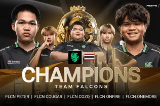 Chức vô địch EWC 2024 Free Fire chính thức gọi tên đại diện Thái Lan - Team Falcons