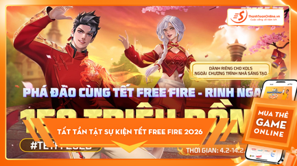 Tất tần tật sự kiện Tết Free Fire 2026: Lịch tham gia, giải thưởng và cách săn kim cương hiệu quả