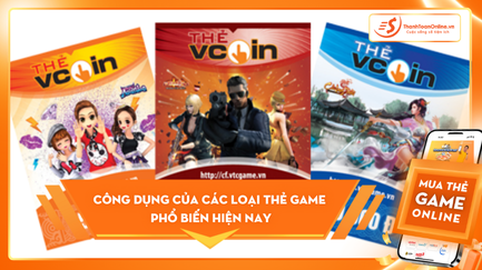 Công dụng của các loại thẻ Game phổ biến hiện nay